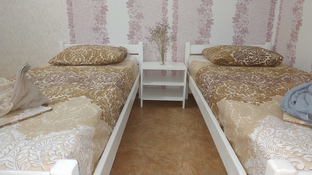 Двухместный номер с двумя кроватями в отеле Лагуна
